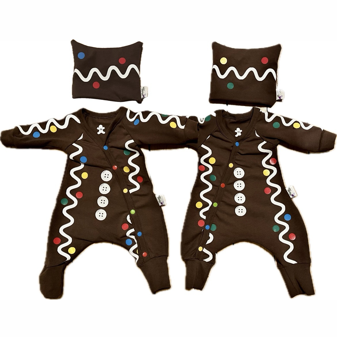 Kläder med pepparkaksgubbe tema